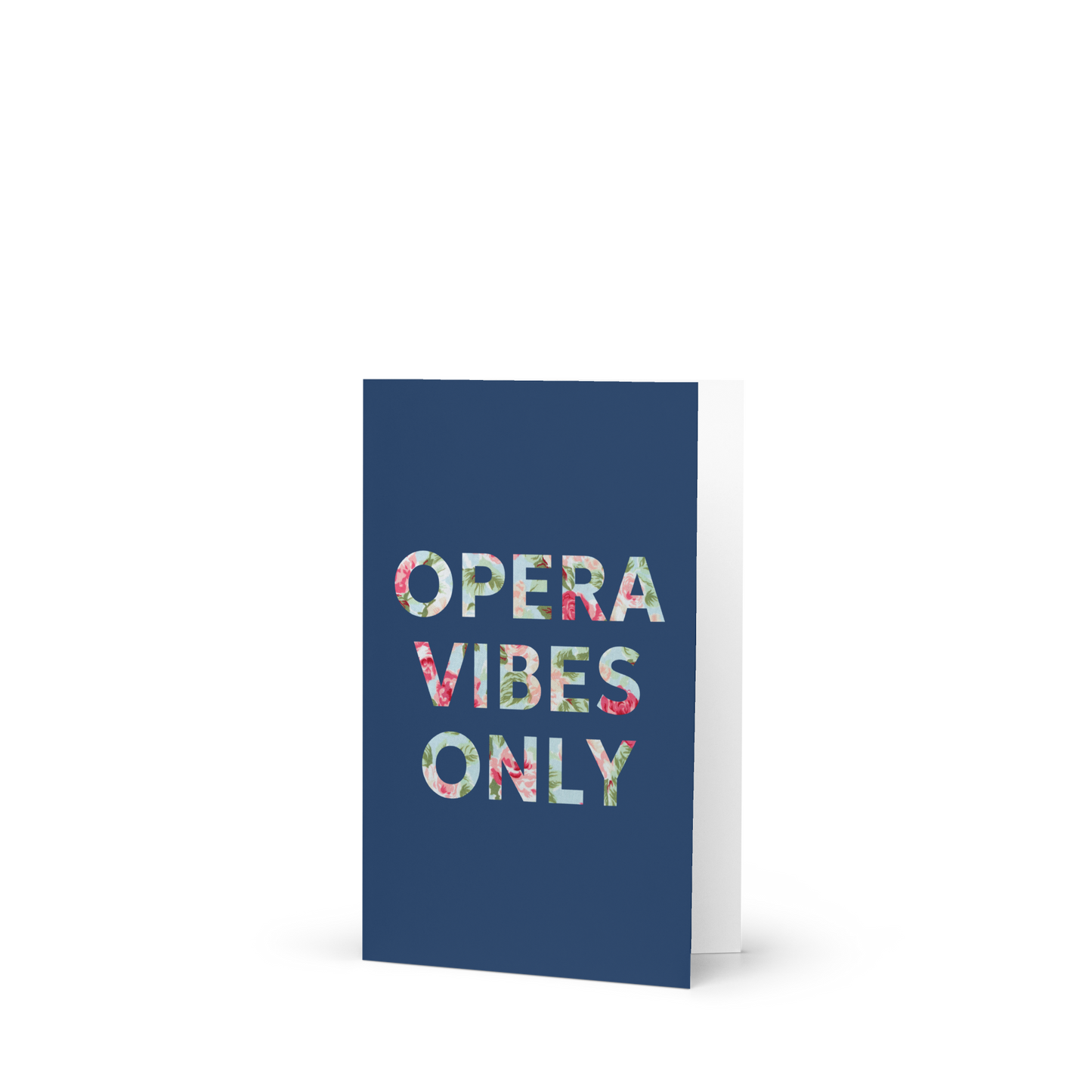 Opera Vibes Only Greeting Card