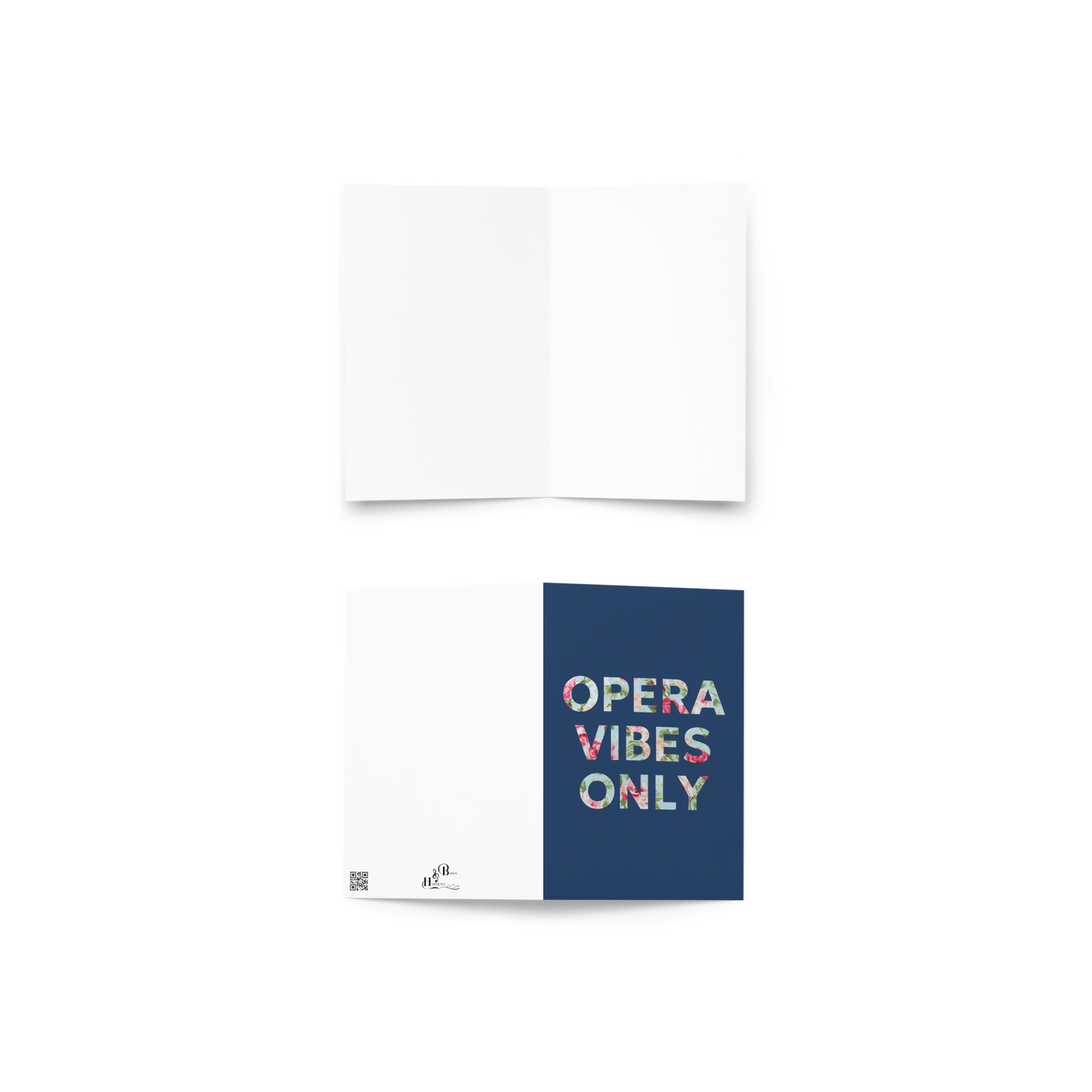 Opera Vibes Only Greeting Card