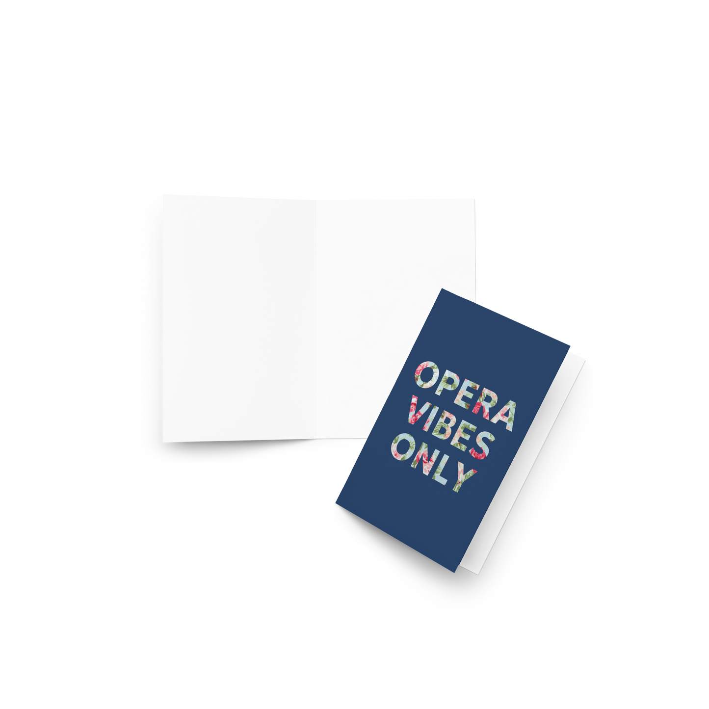 Opera Vibes Only Greeting Card