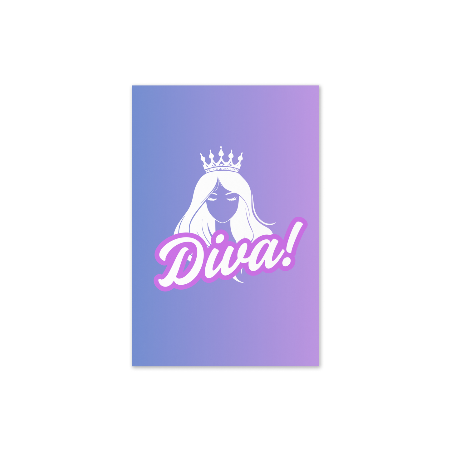 Diva Greeting Card