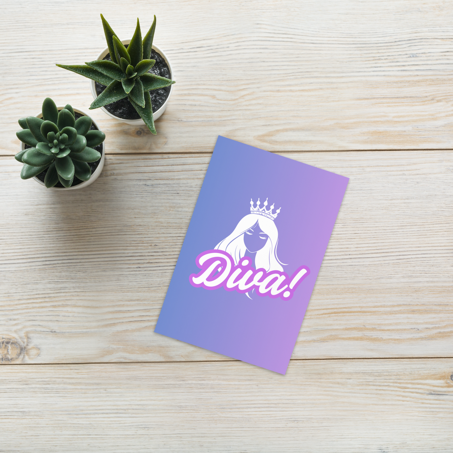 Diva Greeting Card