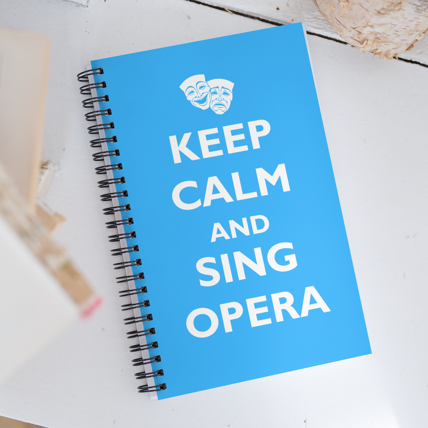 Keep Calm and Sing Opera Spiral Notebook