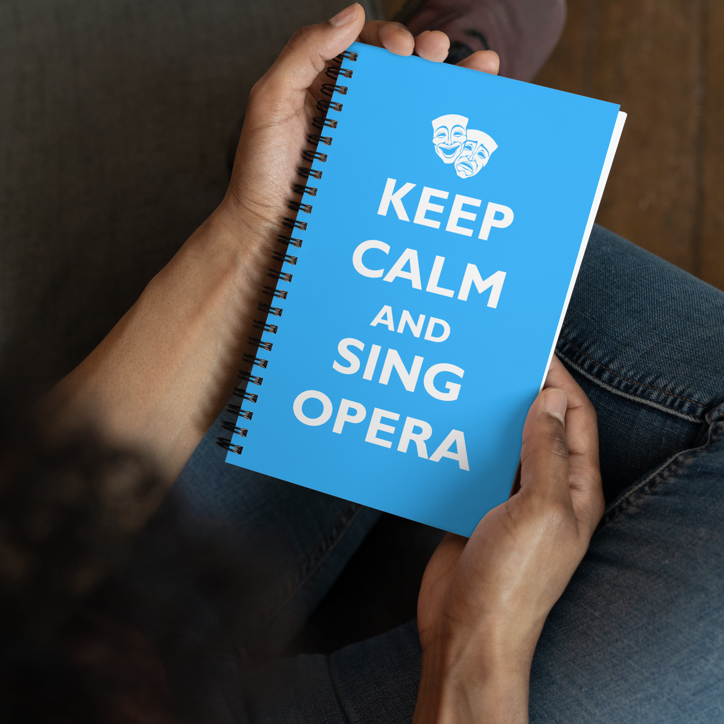 Keep Calm and Sing Opera Spiral Notebook