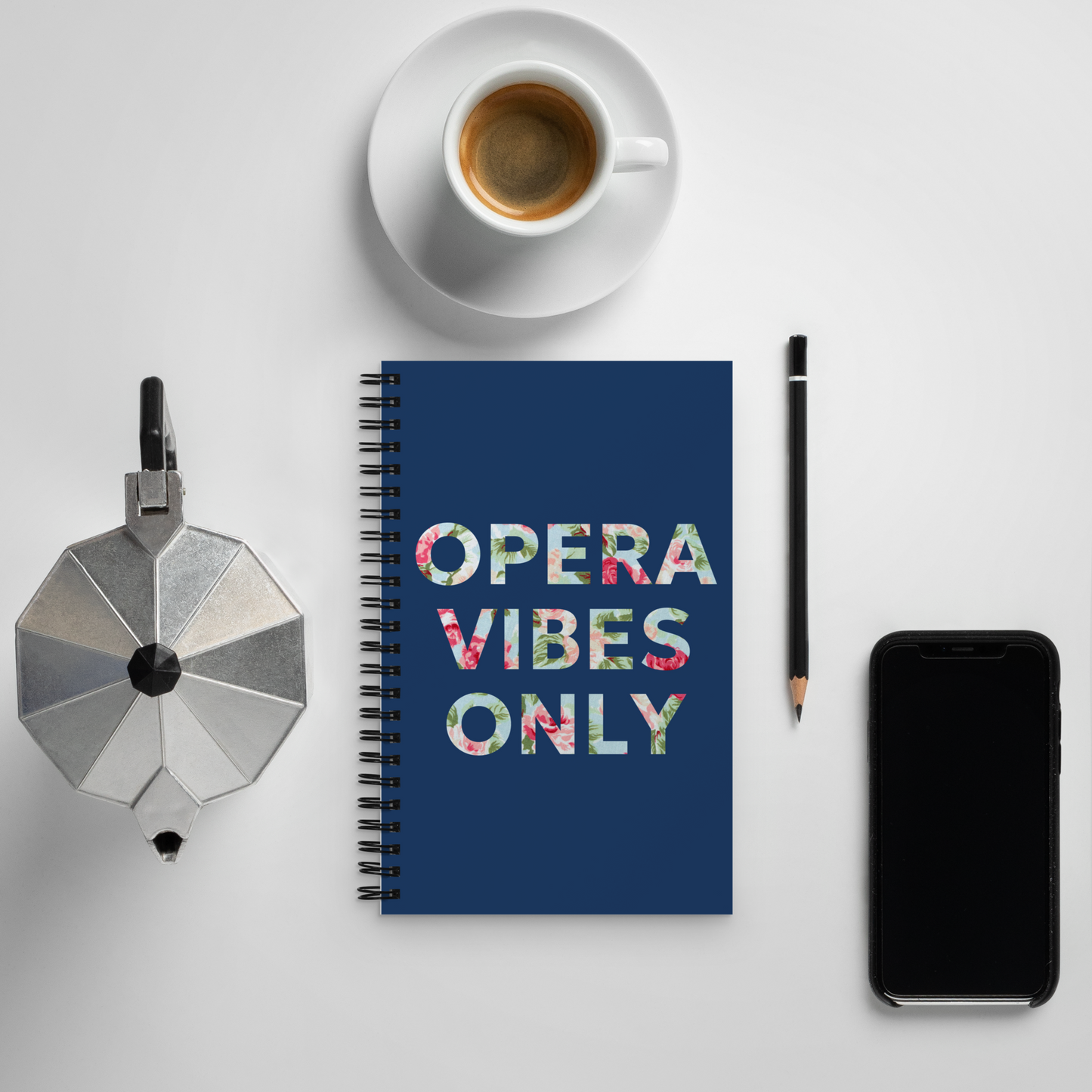 Opera Vibes Only Notebook