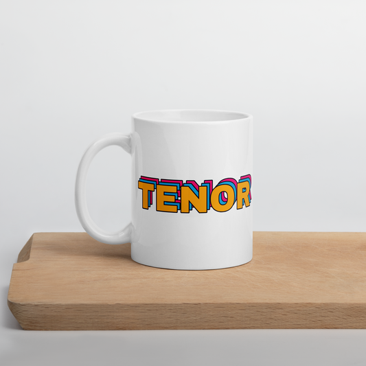 Tenor White Glossy Mug