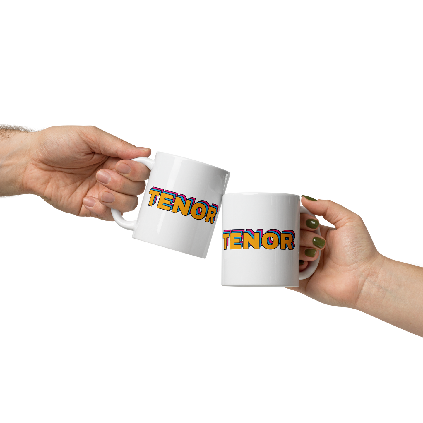 Tenor White Glossy Mug