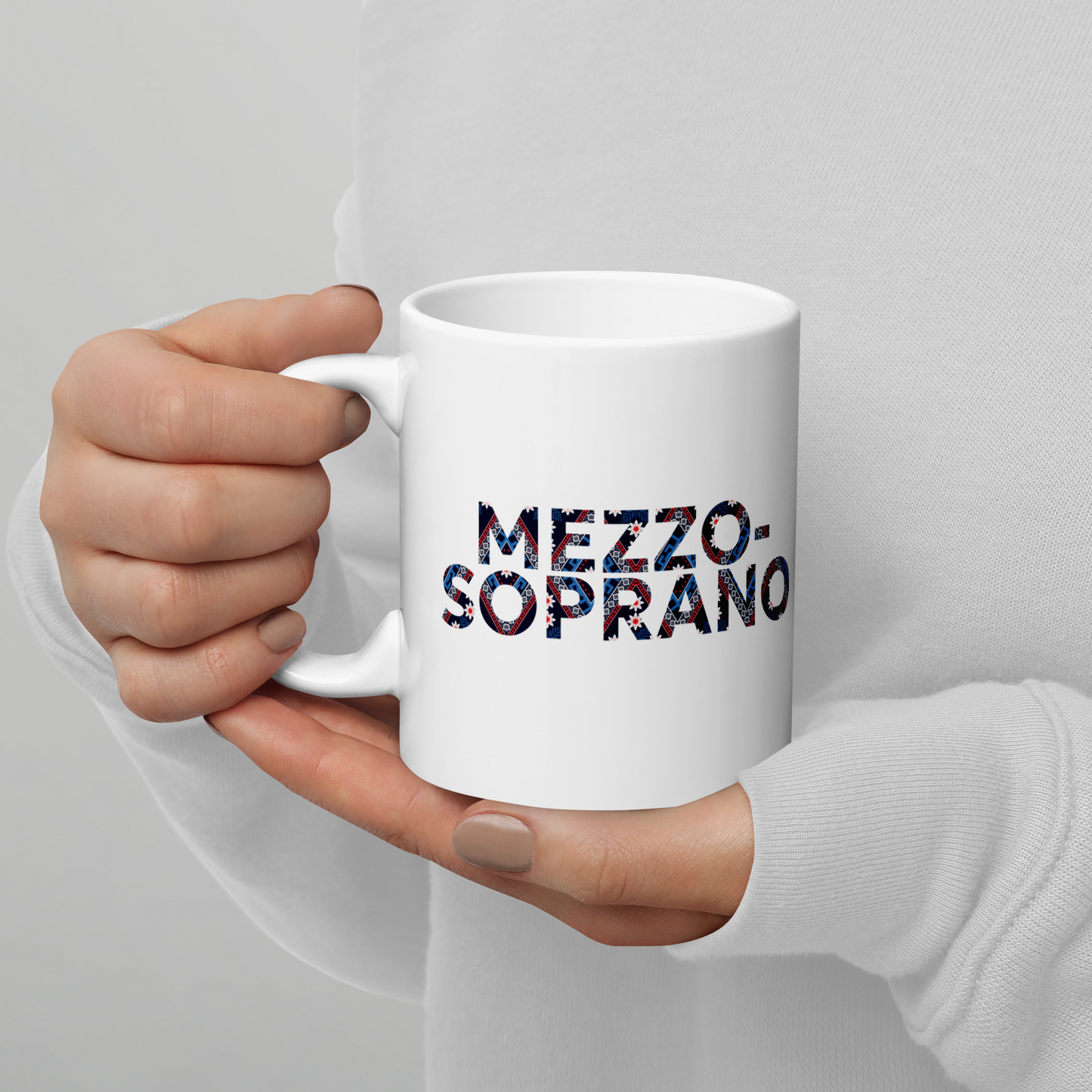 Mezzo Soprano White Glossy Mug