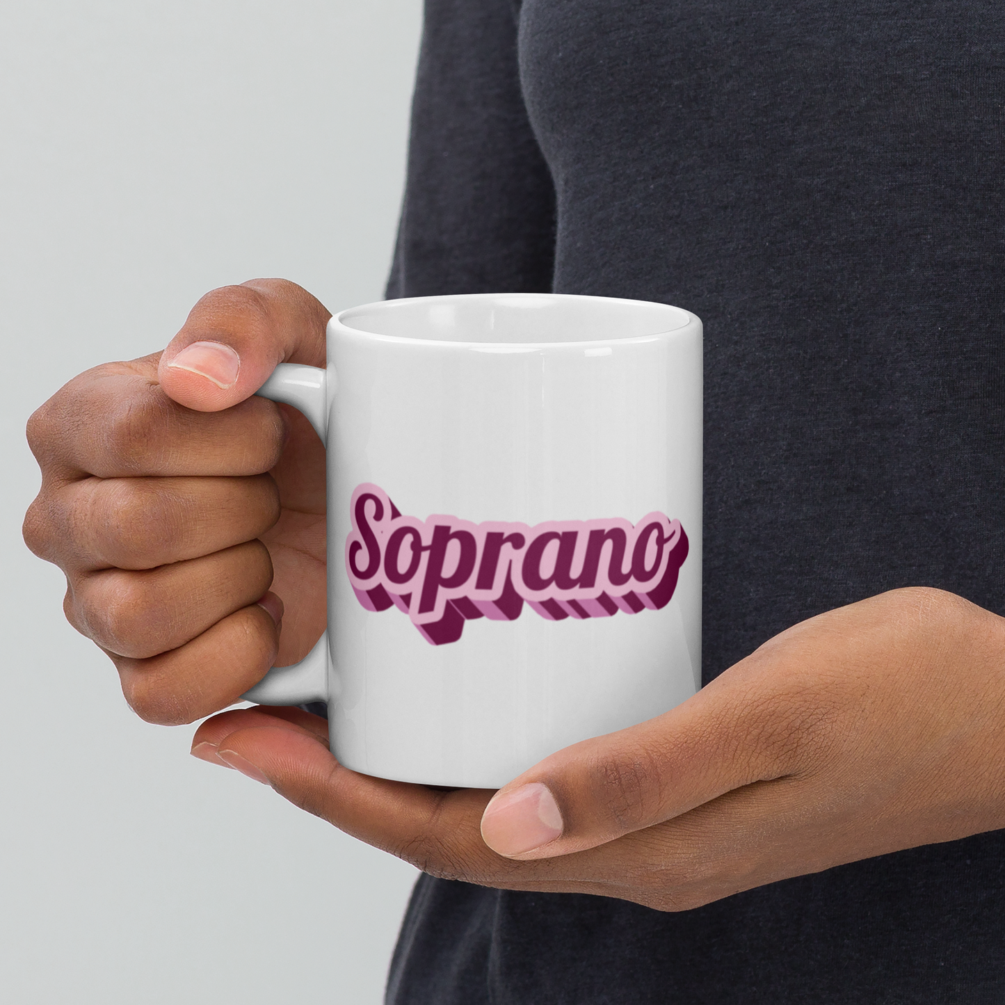 Soprano White Glossy Mug