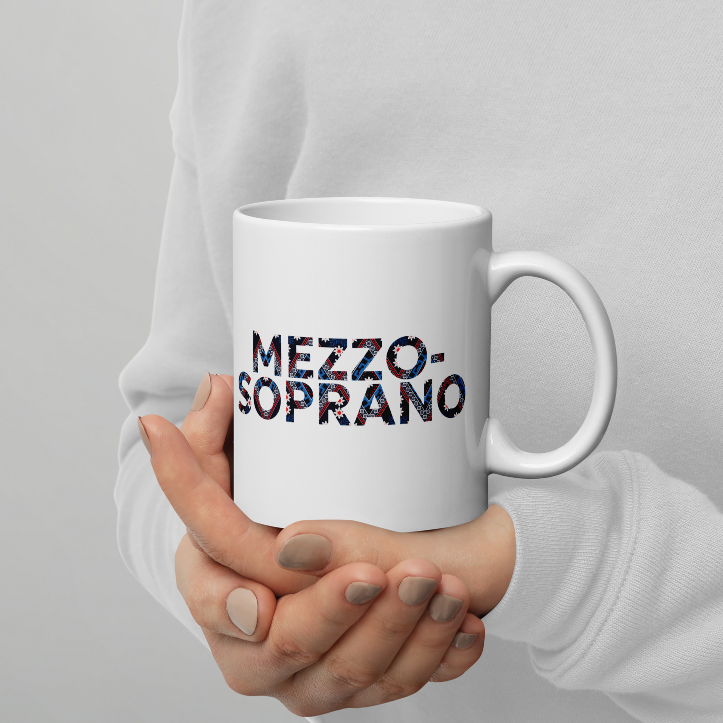Mezzo Soprano White Glossy Mug
