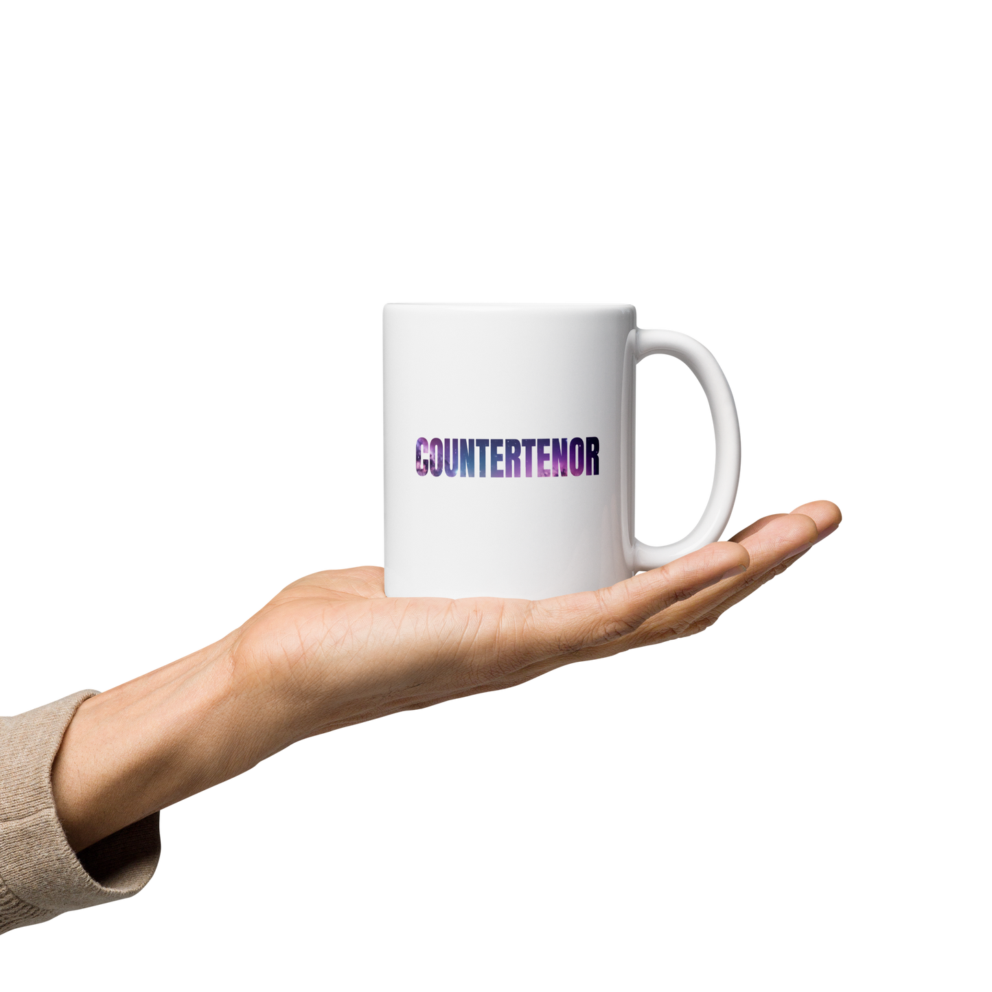 Countertenor White Glossy Mug