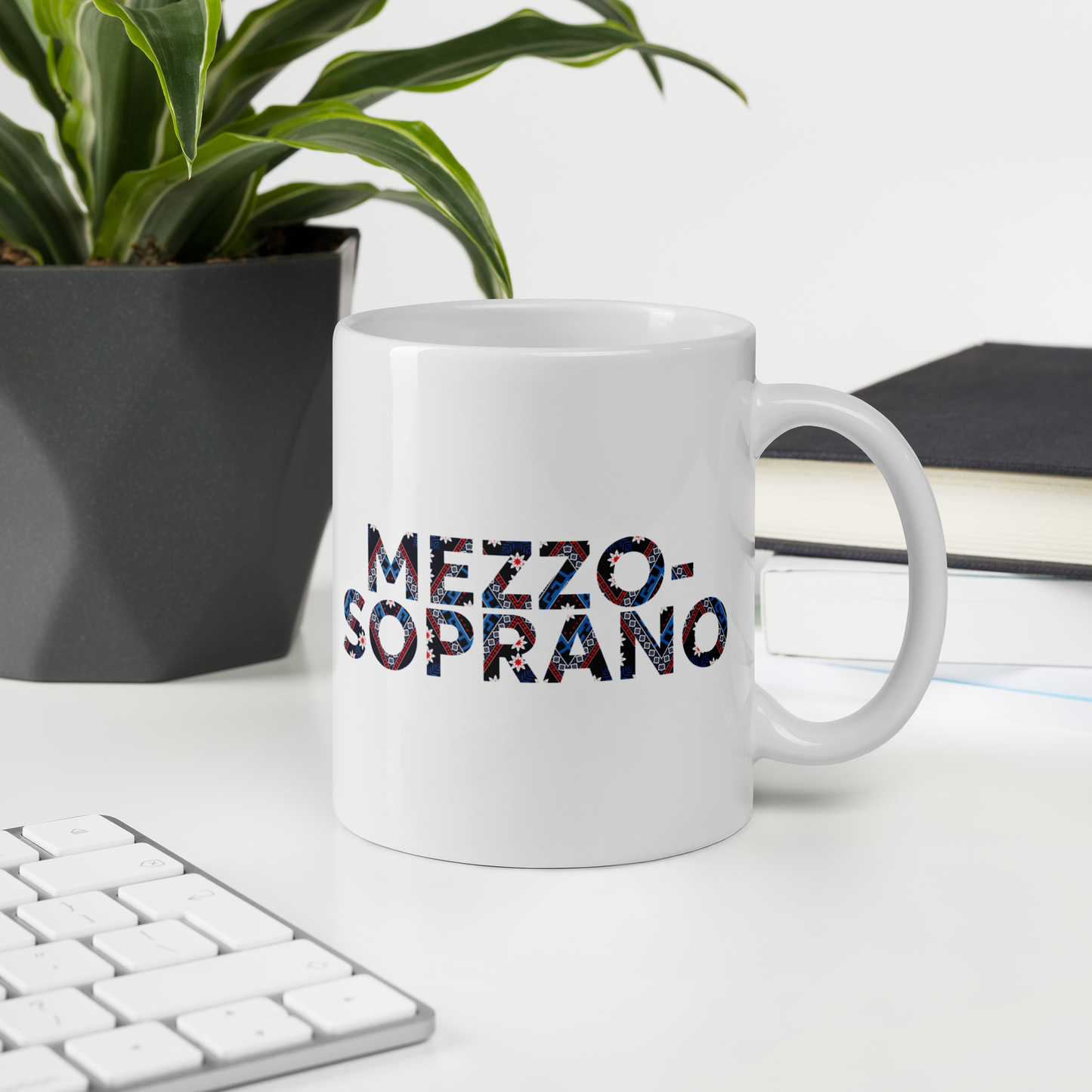 Mezzo Soprano White Glossy Mug
