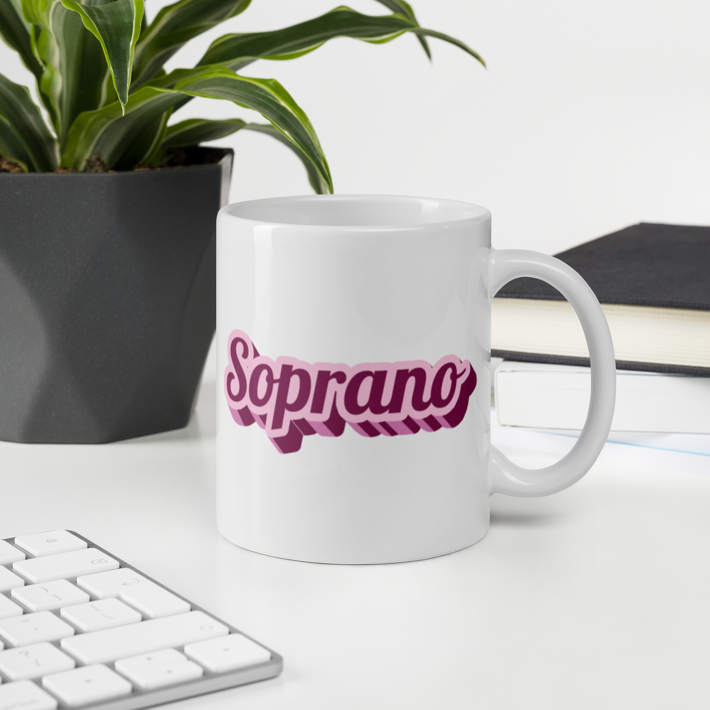 Soprano White Glossy Mug