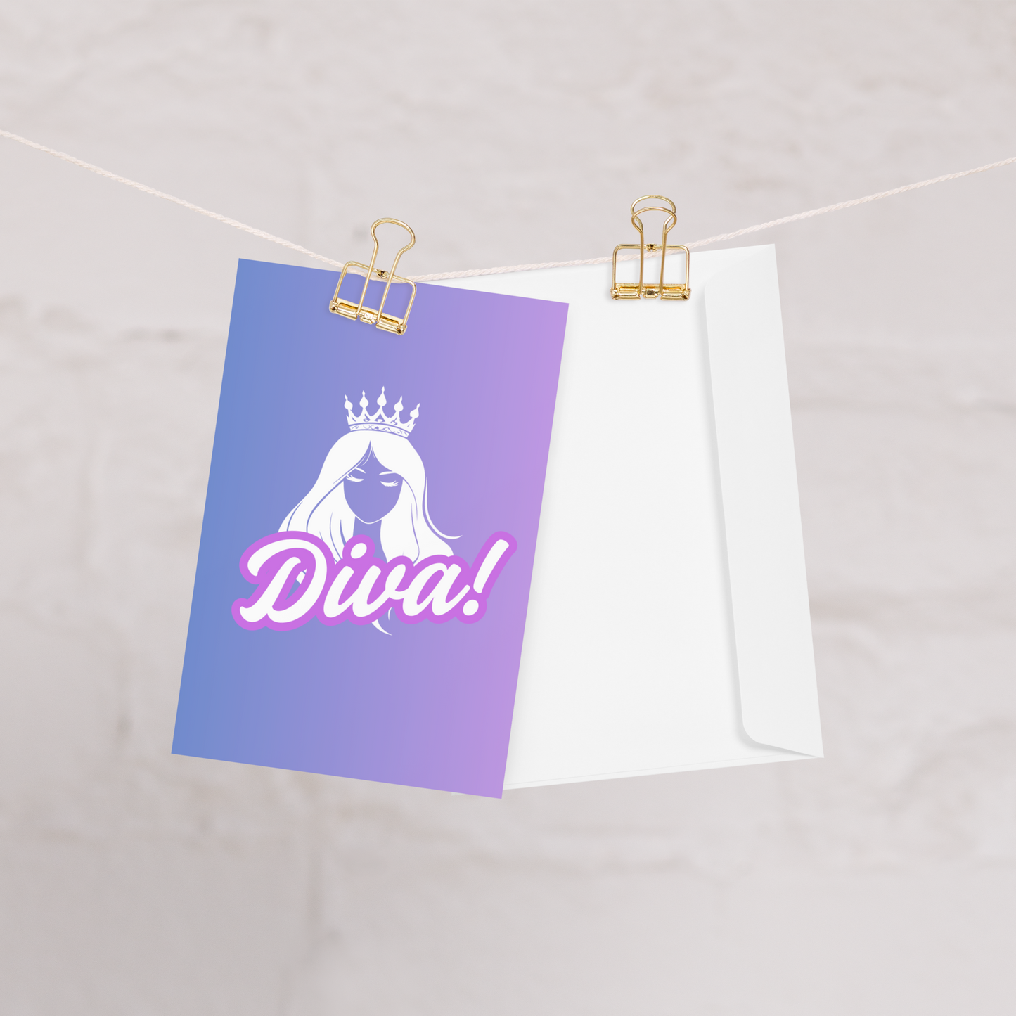 Diva Greeting Card