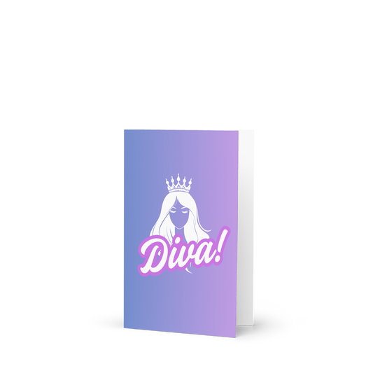 Diva Greeting Card