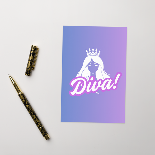 Diva Greeting Card