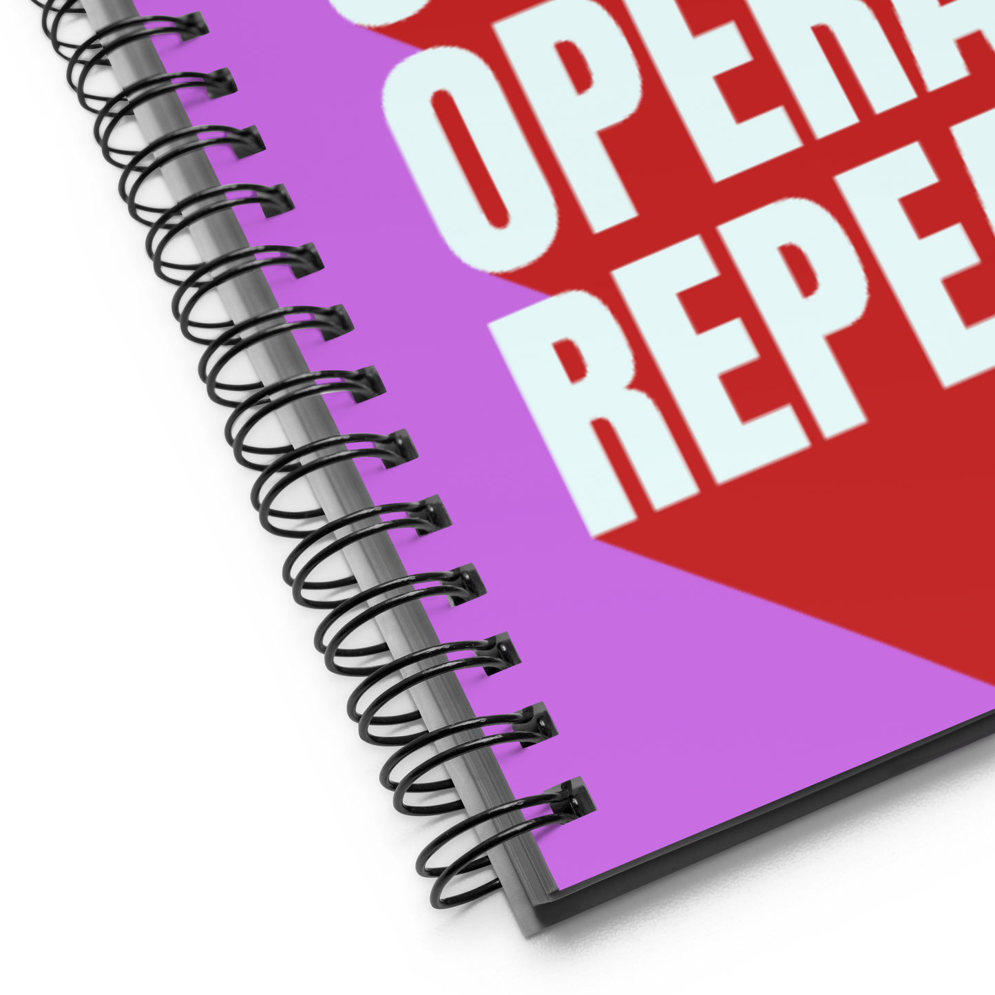 Eat Sleep Opera Repeat Spiral Notebook