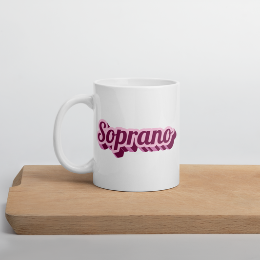Soprano White Glossy Mug