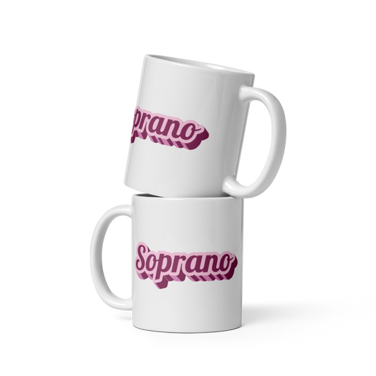 Soprano White Glossy Mug