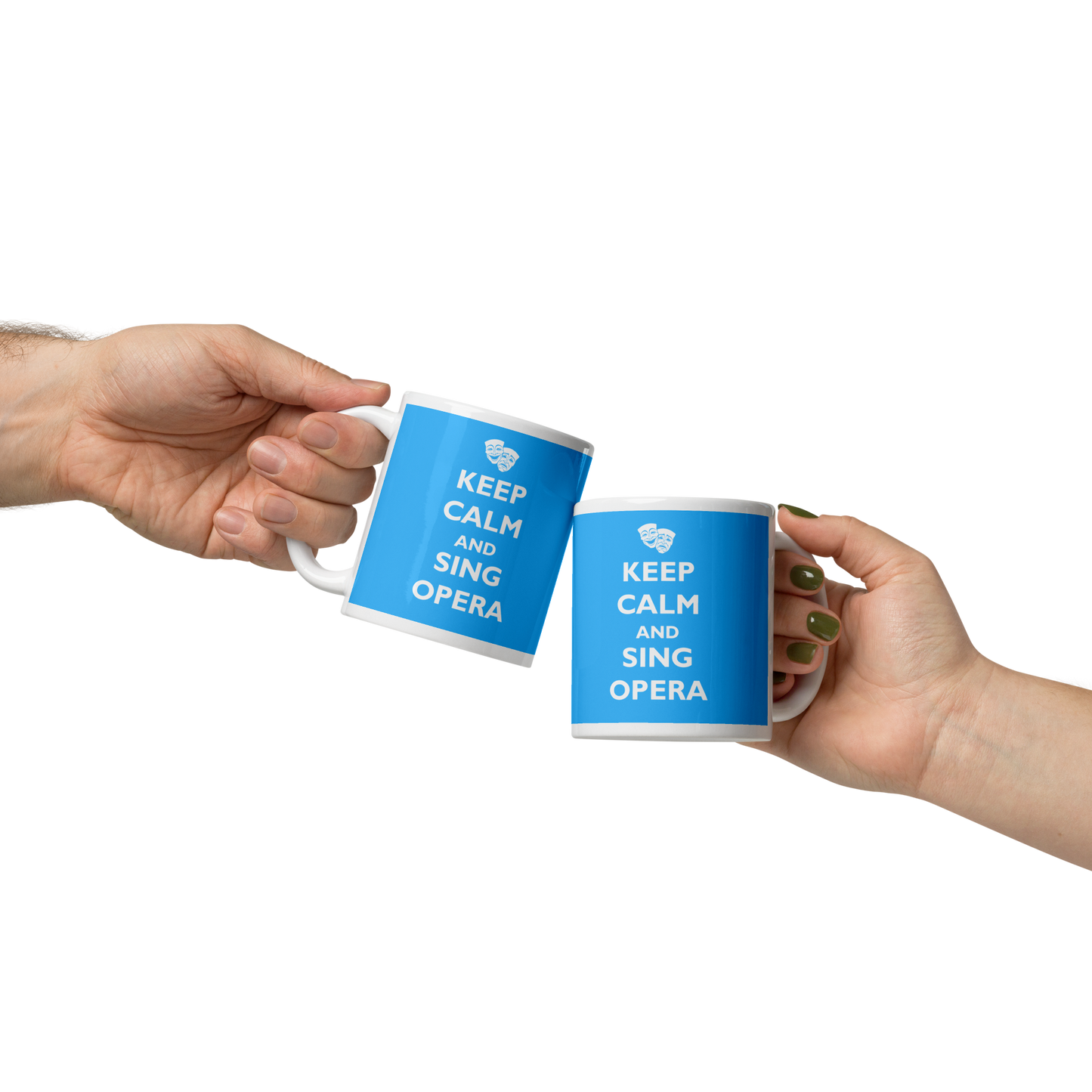 Keep Calm and Sing Opera White Glossy Mug