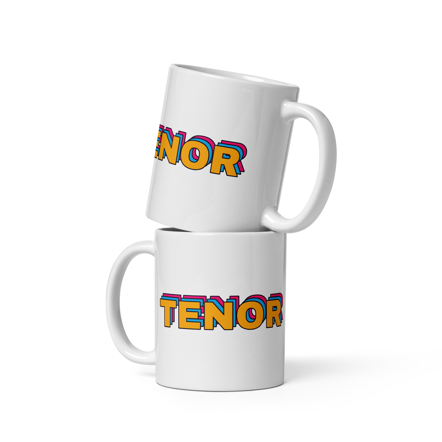 Tenor White Glossy Mug