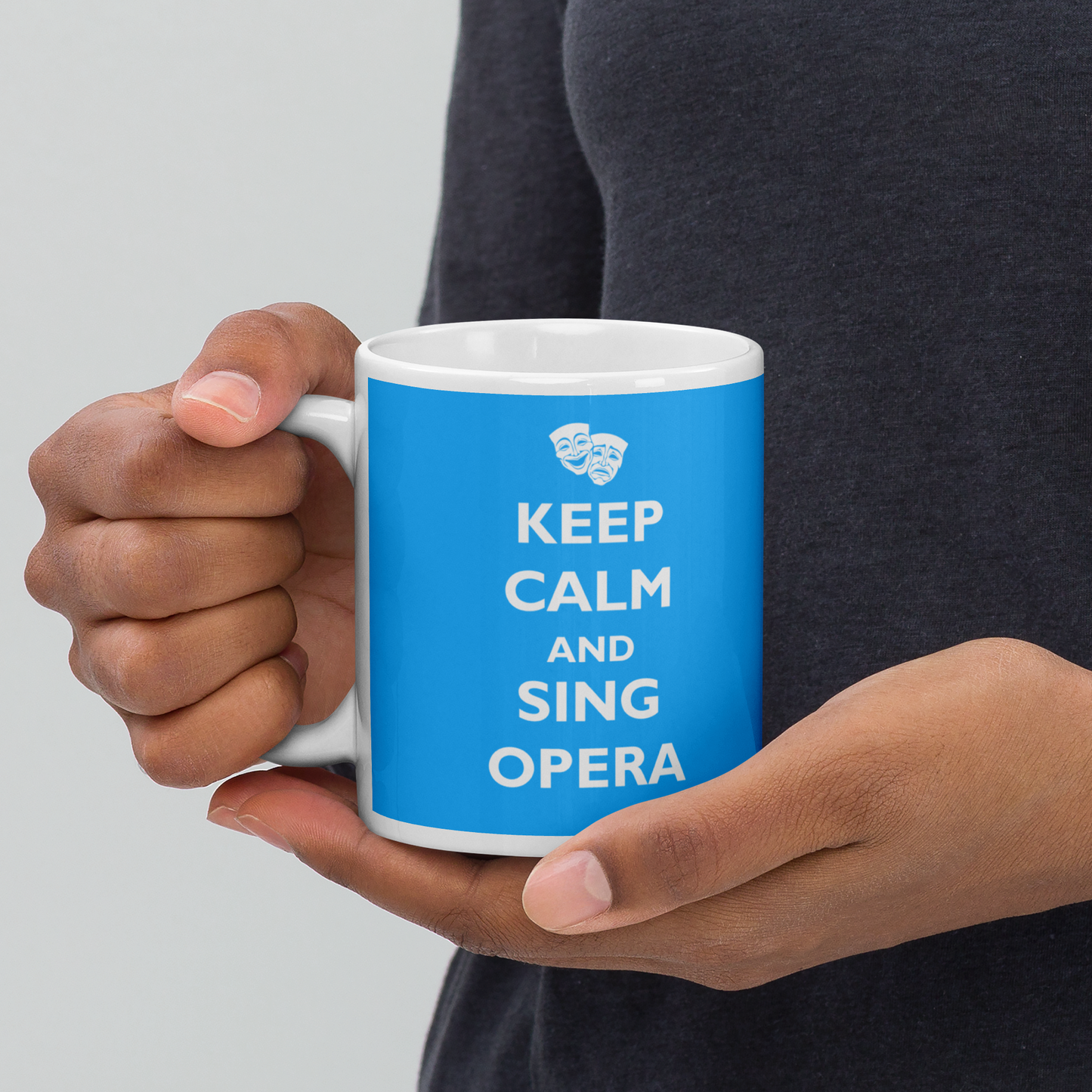 Keep Calm and Sing Opera White Glossy Mug